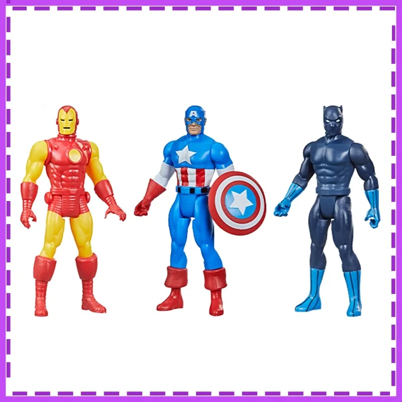 

Hasbro Anime Marvel Legends Captain America Black Panther Iron Man Gifts for Children Action Figure Model Toys