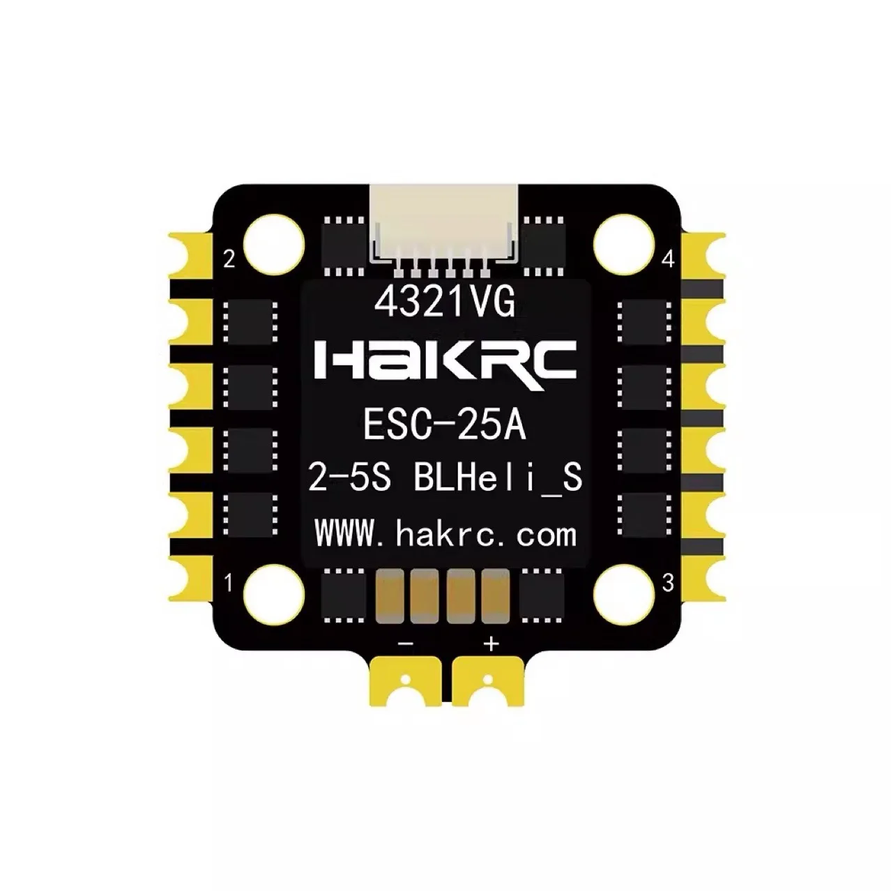 HAKRC Haike 4-in-1 brushless ESC 8-bit 32-bit 3-6S35A40A45A60ABL firmware 20 * 20mm
