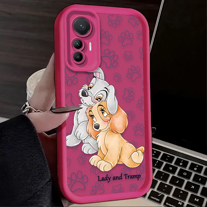 ديزني سيدة Tramp قضية الهاتف ل Xiaomi Poco F7 F6 F5 F4 F3 M5s C65 C75 C71 X7 X6 X5 X4 GT X3 NFC M7 M6 Pro 4G 5G غطاء ناعم