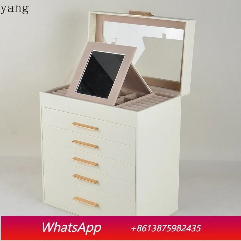 CX Multi-layer Jewelry Storage Box Anti-oxidation Earrings Earrings Necklace Jewelry Box