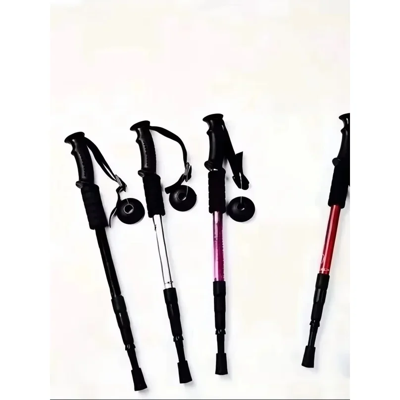 Ultralight Trekking Poles Outdoor Camping Mountaineering Backpacking Hiking Shock Absorption Foldable Design
