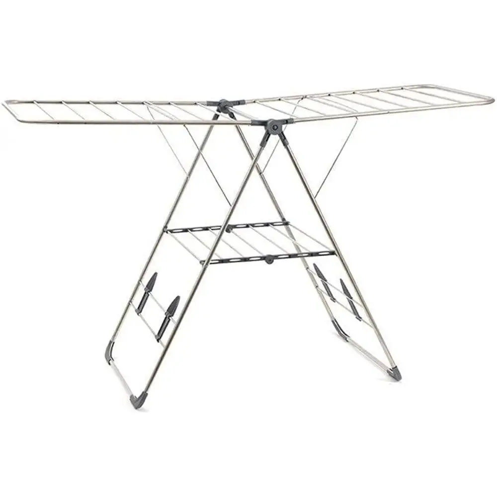 

Space-Saving Stainless Steel Air-Oil Drying Rack for Home, Balcony, Indoor Use, Multi-Functional Clothes Stand