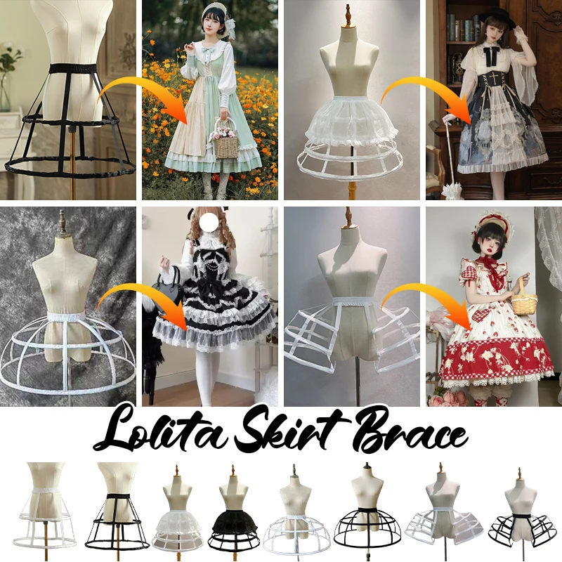 Frauen Barock Stil Pannier Petticoat Vintage Viktorianischen Trubel Käfig Hoop Rock Kleid Brautkleider Unterrock Krinoline Cosplay