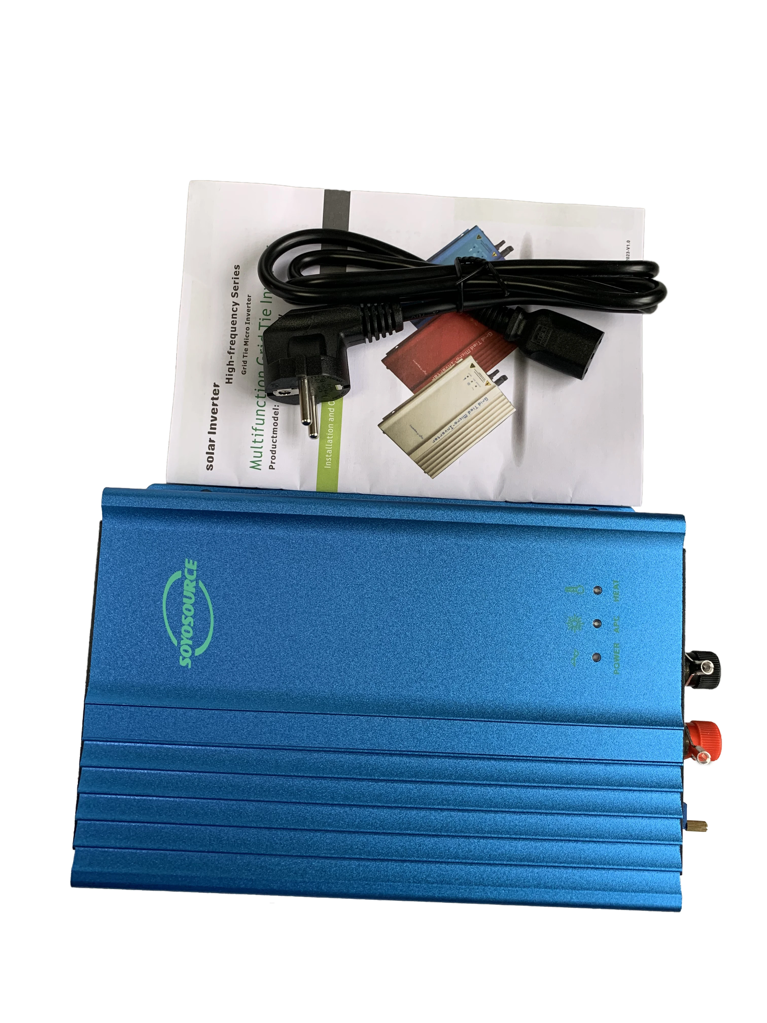 500W Micro Grid Tie Inverter MPPT Pure Sine Wave for Solar PV Panels &12V/24V36V/48V/72V Adjutable Battery discharge