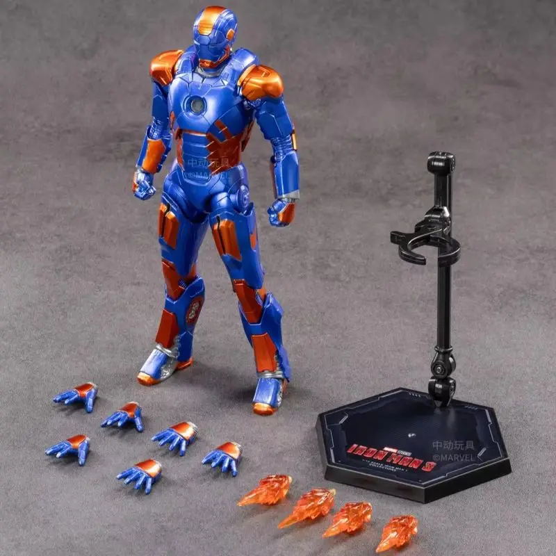 Nieuwe Zd Speelgoed 1/10 Iron Man 3 Mk18 Mk19 Mk27 Mk23 Mk38 Action Figure Tony Stark Mecha Model Beweegbare Anime Avengers Collectie Speelgoed