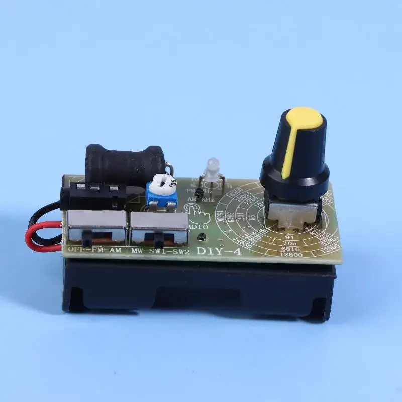 4-Band Digital FM MW SW Radio AM FM Medium Wave Shortwave Receiver Broadcasts Headphone Radio Module Antenna Volume Adjustable