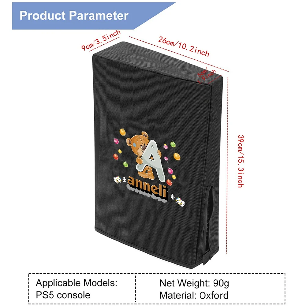 Personalized Customized Name PS5 Game Console Host Guard Cover Dust Proof Cover PlayStation 5 Waterproof Cover Custom Products