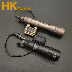 Tactical SF Surefir M600 M600B M300 M300B Airsoft Powerful Flashlight LED Pressure Switch Scout Rifle Gun WeaponsLight