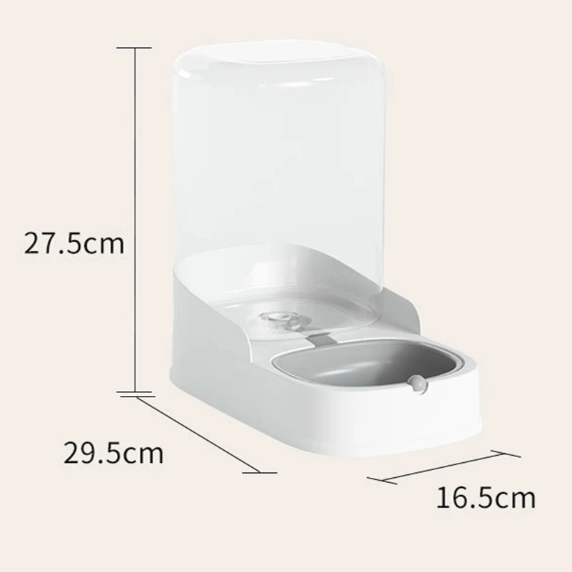 Cat and dog feeder Pet water dispenser Cat food bowl Large capacity feeder water dispenser Pet supplies