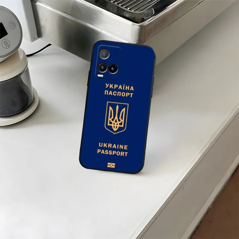 Ukraine Flag Phone Case For VIVO T1 Y33S Y31 Y21 Y76S Y74S Y73 X80 NEO5 IQOO Z6 9 NEO5SE S12PRO Y26S V23 PRO Cover