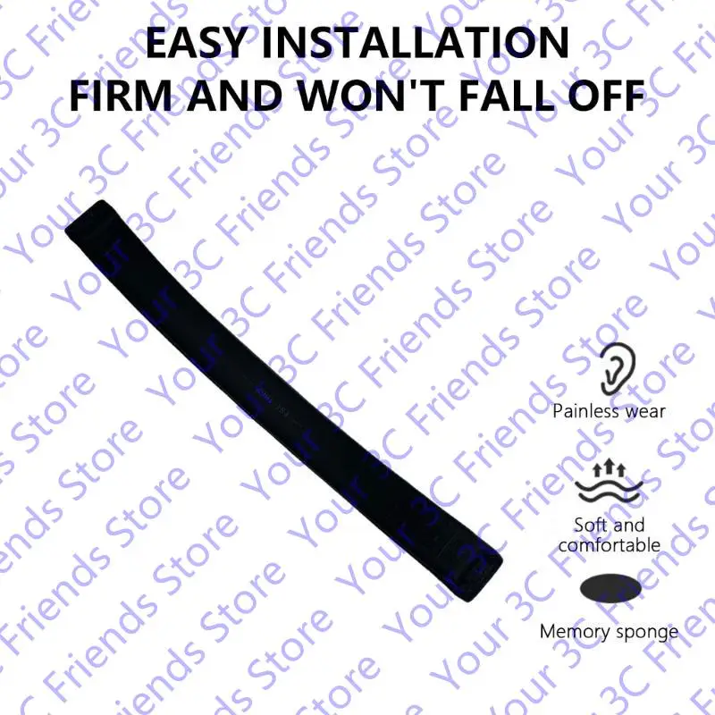 Cubierta banda para cabeza protectora para 5 auriculares lavables a máquina, no más cuero descamador