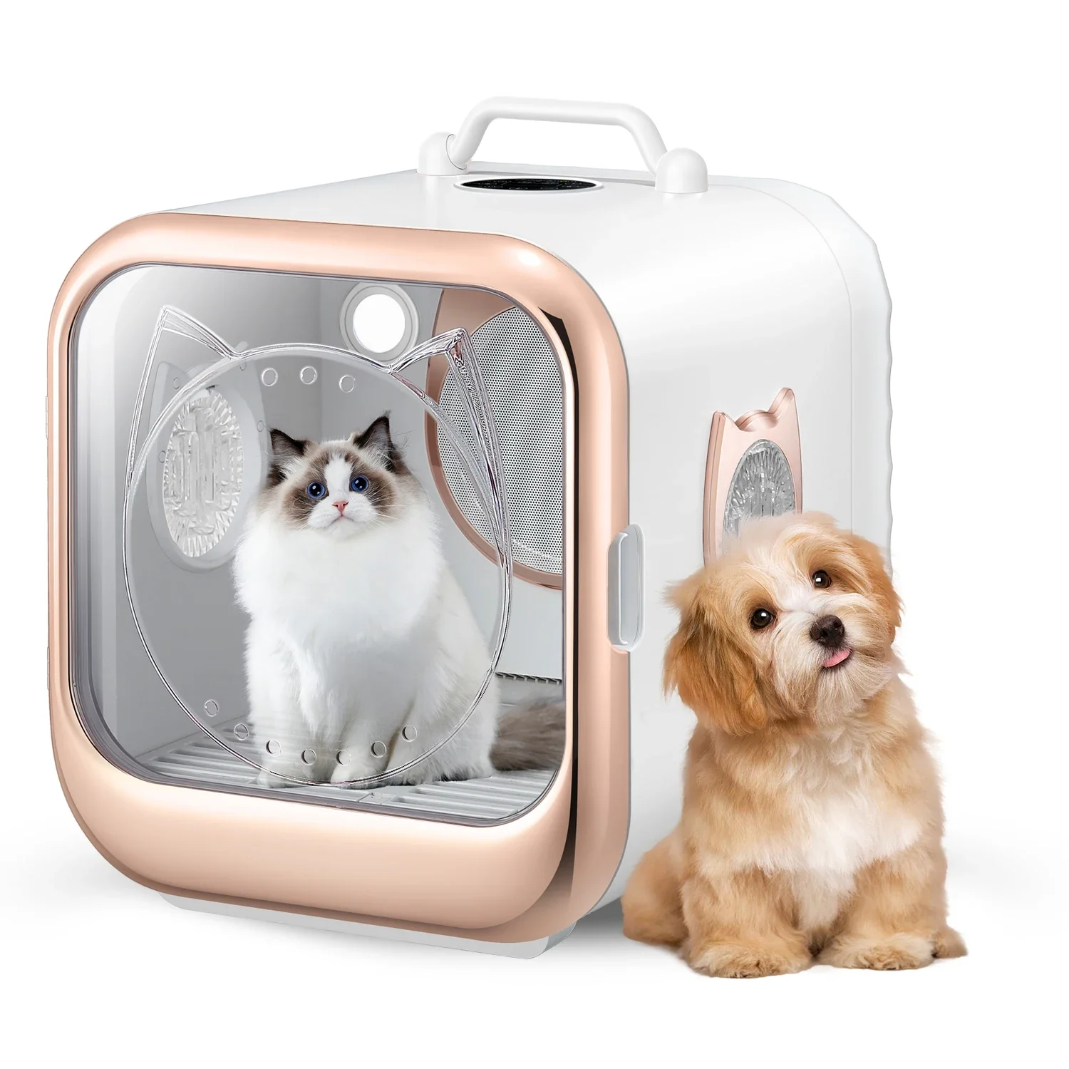 

Factory prices automatic 63L pet dryer box protecting pet hair custom fast dry cat dog hair cleaning dryer