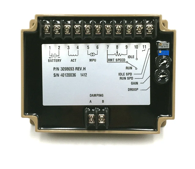 

3098693 Speed Control Board Generator Set Engine Speed Controller