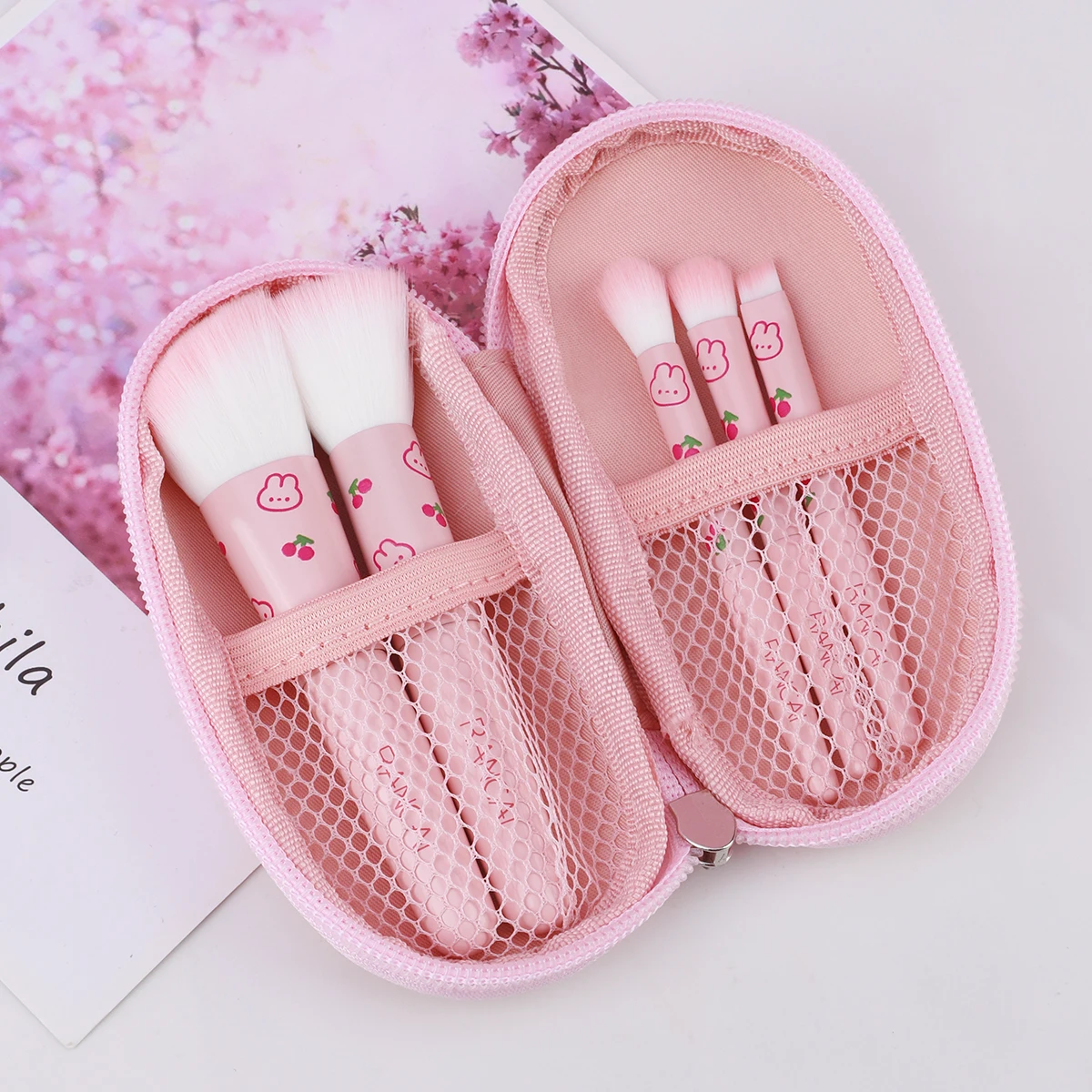 5Pcs Cute Compact Makeup Brush - огляд і ціна Beauty Full Makeup
