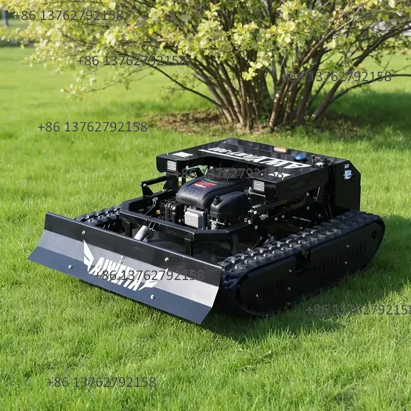 【2026】 US Spot Smart Operated Remote Control Lawn Mower, High Trafficability for Rough Road, Efficient Weeding