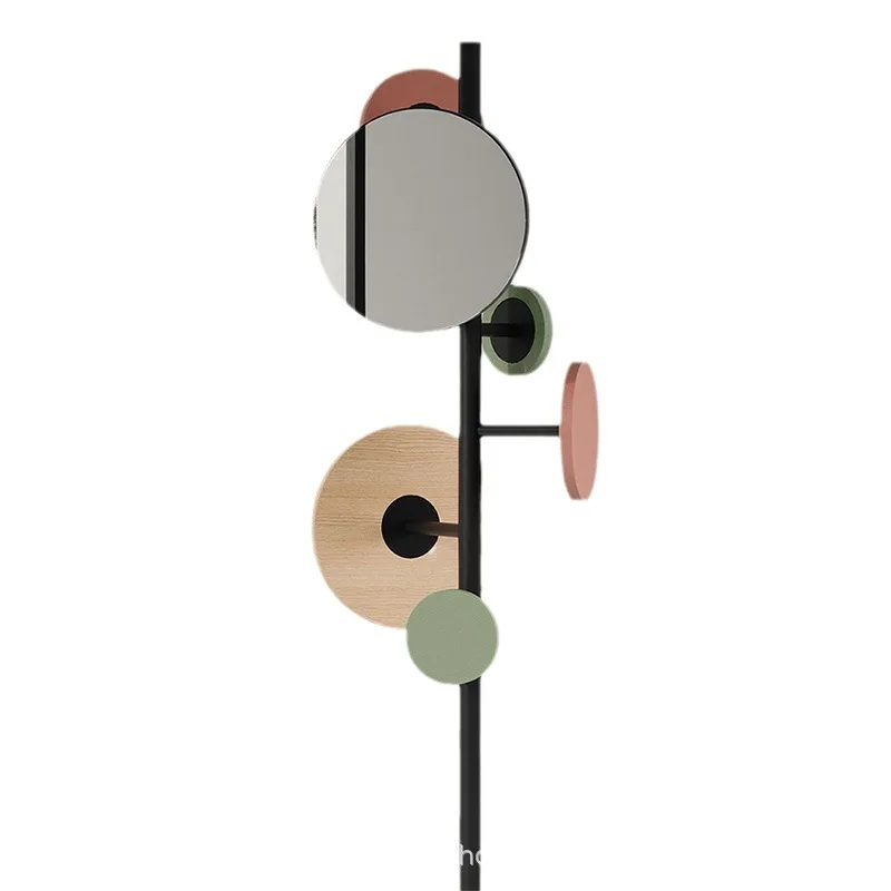 Nordic simple multi-color floor coat rack, living room bedroom high-value decorative coat rack