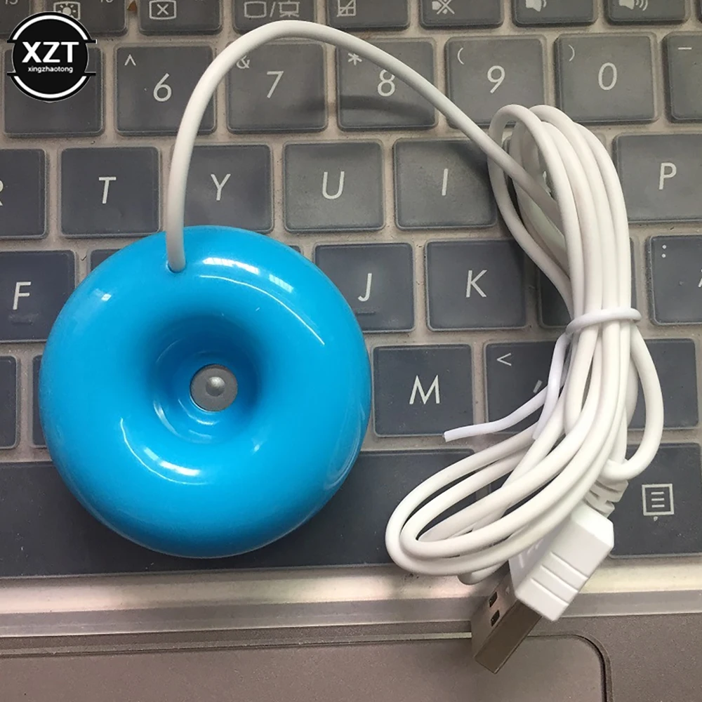 Mini Donut Negative Ion Humidifier USB USB Air Humidifier Purifier Aroma Diffuser Steam for Home Purifier Diffuser Steam