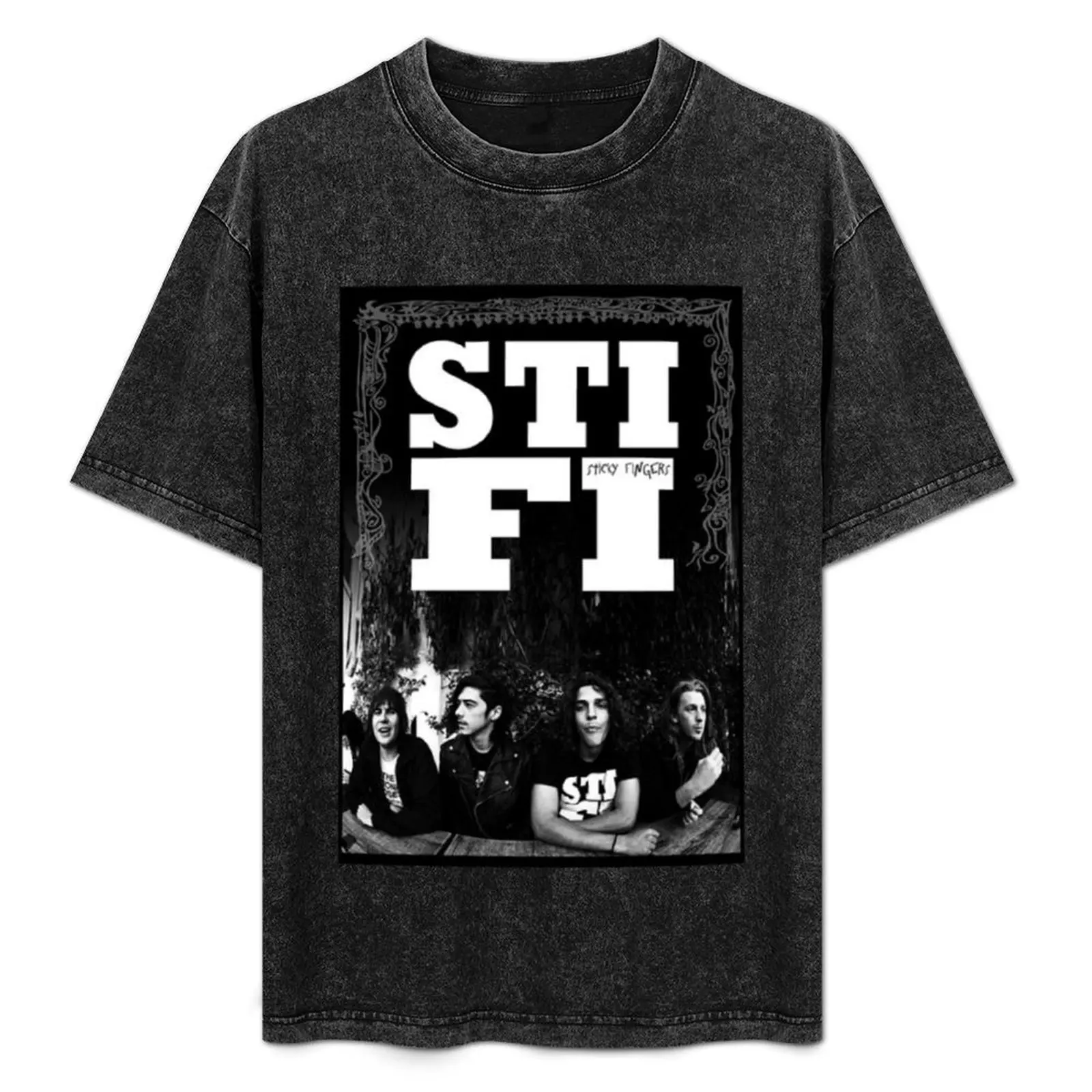 Sticky fingers T-Shirt Heavy Duty Casual Work Tee