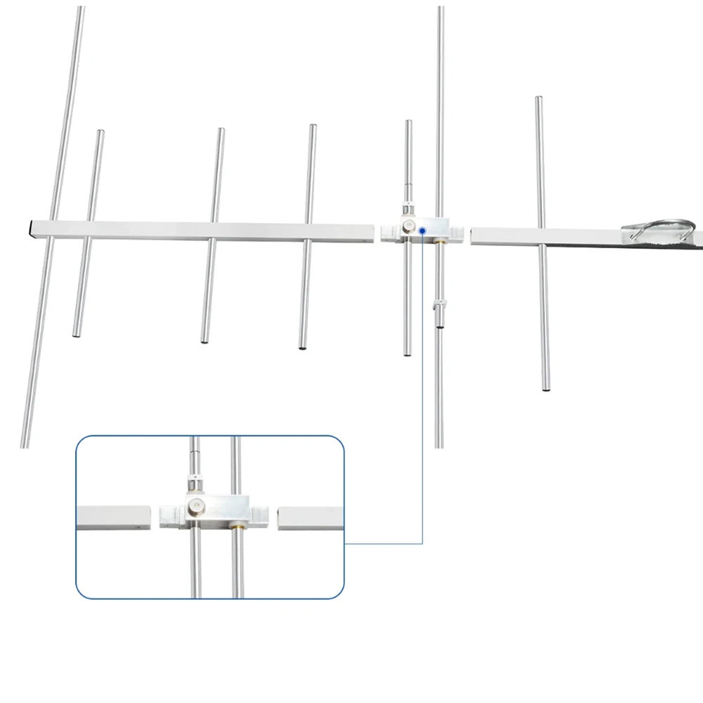 هوائي Yagi ثنائي النطاق من HYS، اختيار خارجي قوي بقدرة 100 وات لـ Yaesu وKenwood وأجهزة الراديو الأخرى