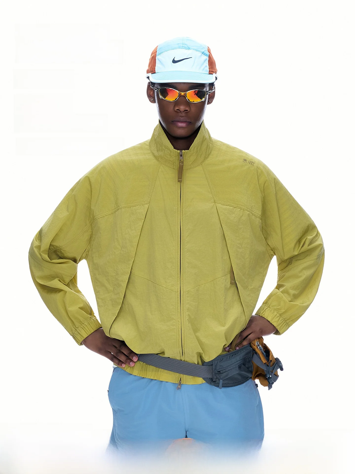 

Artannie Men's Outdoor Climbing Sportswear Stand Collar UPF50 Sun Protection Jacket Summer New Style Couple's Outerwear