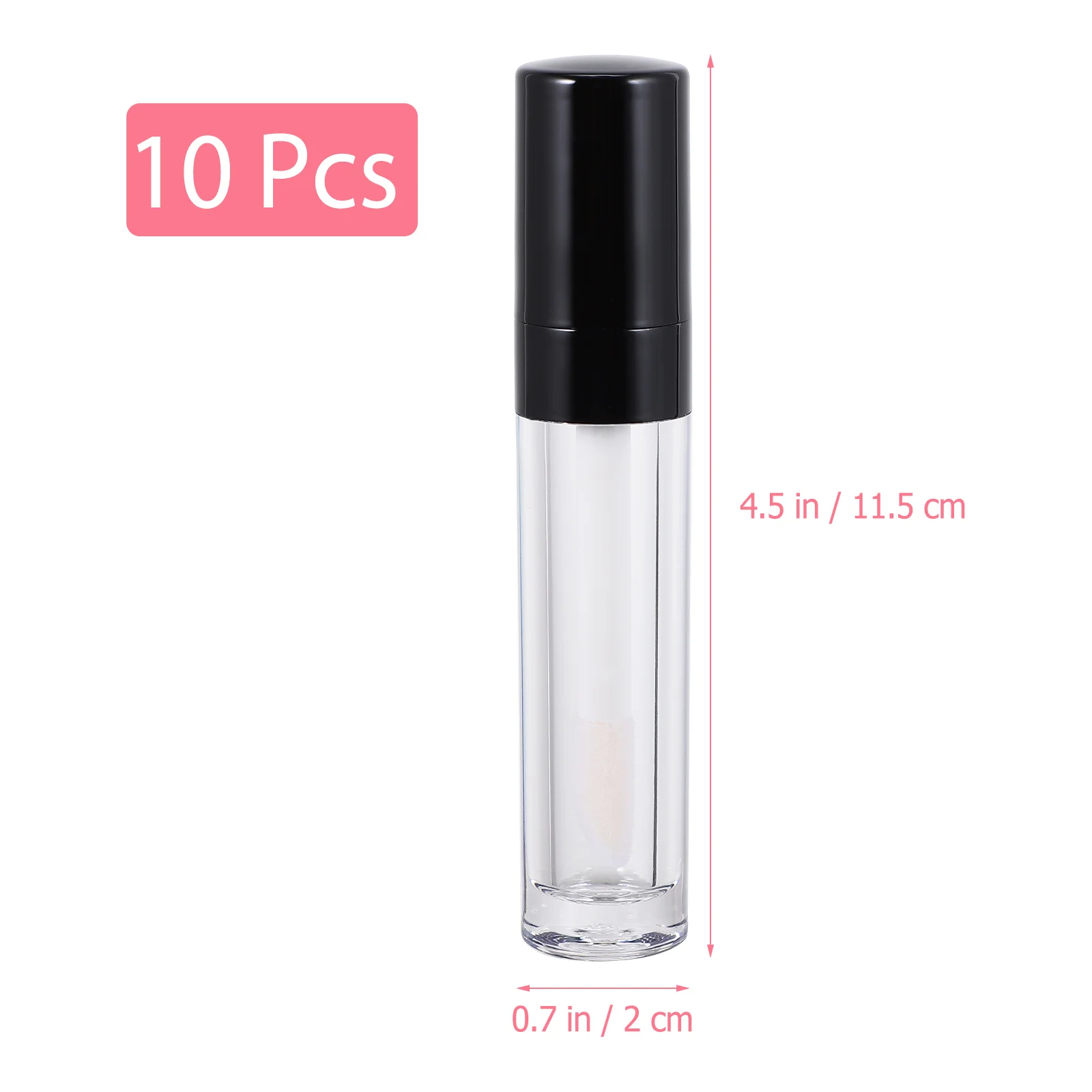 10個入り 8ml 空のリップバームボトル 再利用可能な香水容器 持ち運びやすいメイクアップアクセサリー 女の子の夜の外出に