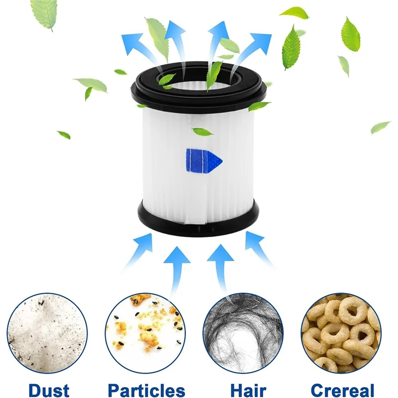 Filter HEPA dengan pengganti Filter jaring, suku cadang Penyedot Debu tanpa kabel untuk INSE N5S S6T S6P Pro 6 buah
