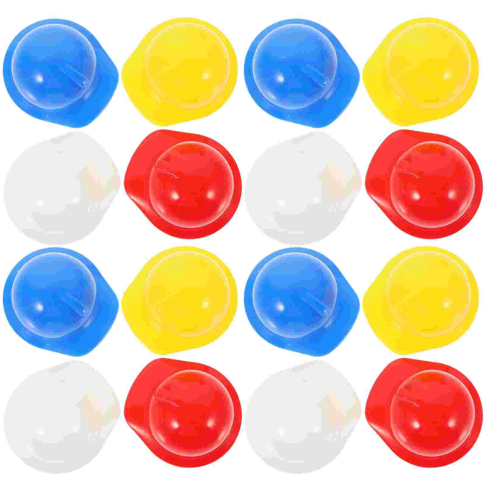 

40 Pcs Mini Construction Hat Small Chickens Helmets Miniature Safety Decor Pet Plastic Bottle Cap Bird Hats