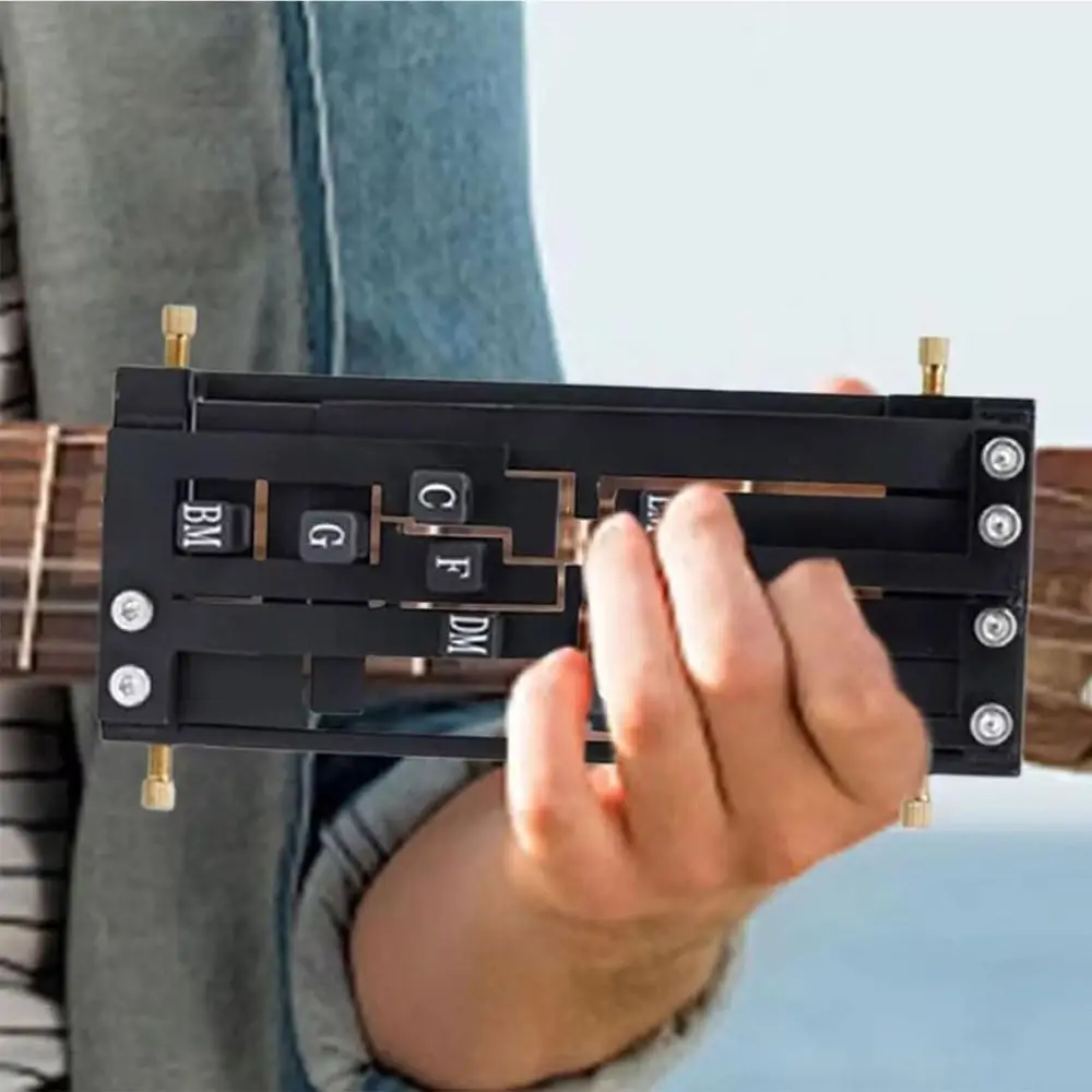 

Подарочный набор: Портативный тренажер для гитарных аккордов, инструмент для изучения аккордов, помощник для начинающих гитаристов