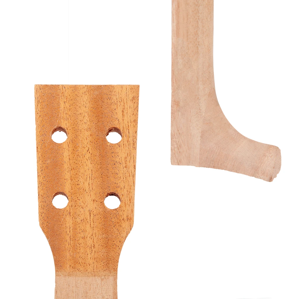 Soprano Ukulele Neck Solidwood Body Sapele Veneer  For 21'' Ukelele Uke Hawaii Guitar Parts  Luthier DIY