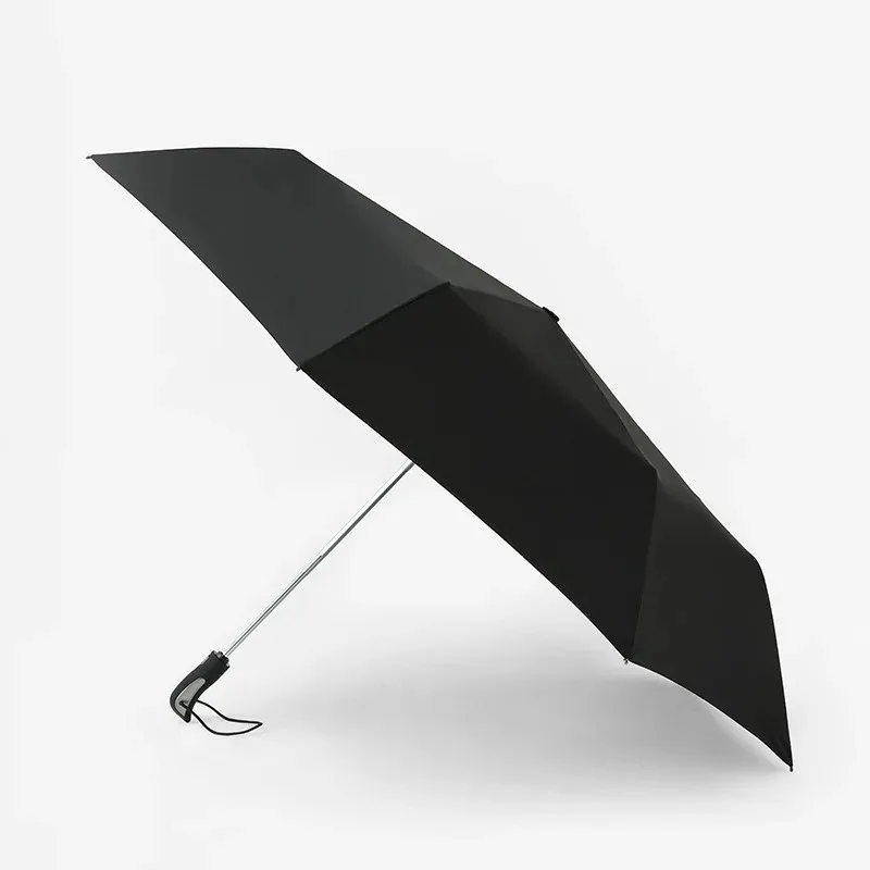 -Big Automatic Umbrella Men and Women, 8 Ribs, Business Large Folding Umbrella Windproof, 122cm, Big Golf Umbre