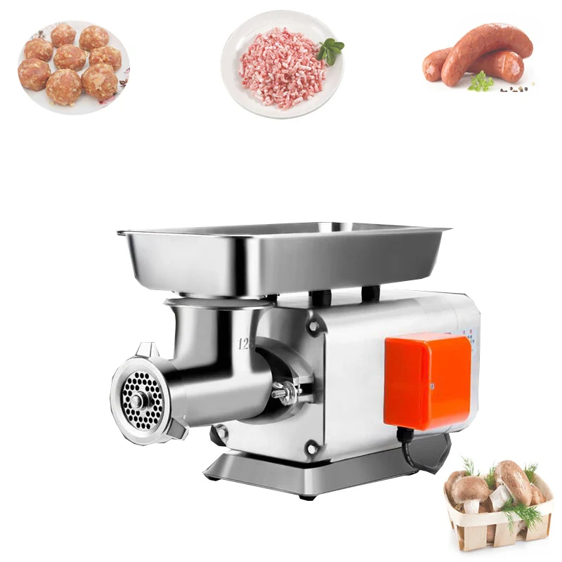 Electric Meat Mincer Machine Home Multifunction Slicer Meat Grinder Commercial Stainless Steel Sausage Maker Stuffer