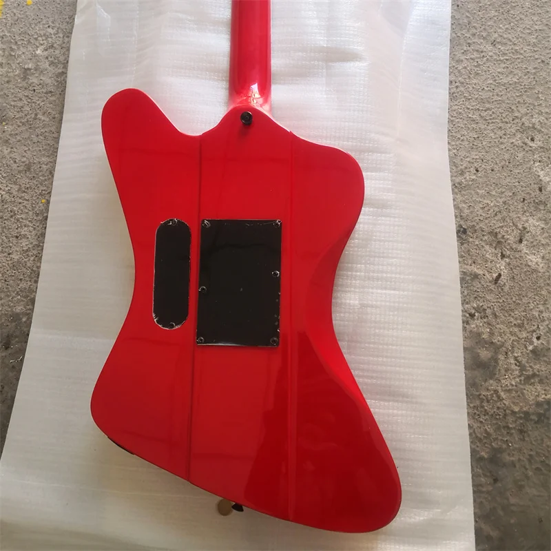 Electric Guitar with Bidirectional Tremolo Bridge, Classic Made, Red Profitted, Can Be Customized in Any Color