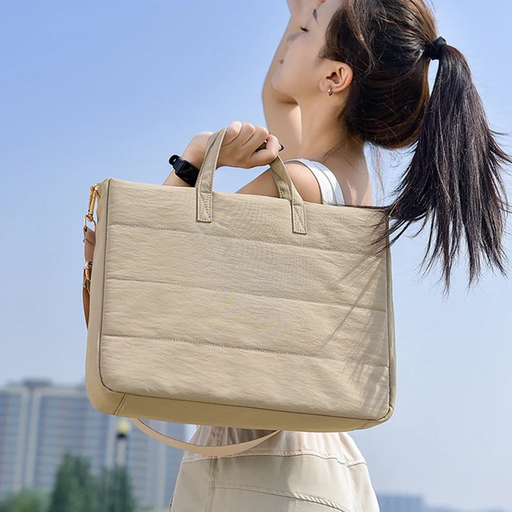 Laptop Bag Sleeve for Macbook Air Pro Xiaomi Acer Lenovo Dell HP 13.3 14 15.6 Inch Protective Case Carrying Bag Shoulder Handbag