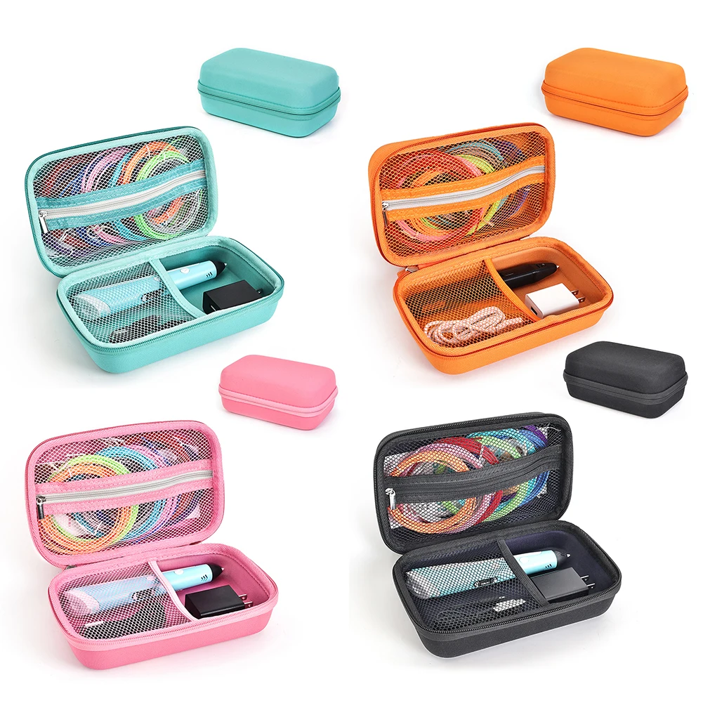 

Hard Travel Case for SCRIB3D P1 3D Printing Pen/MYNT3D Super 3D Pen with Mesh Pocket Carrying Bag for Printing Pens Accessories
