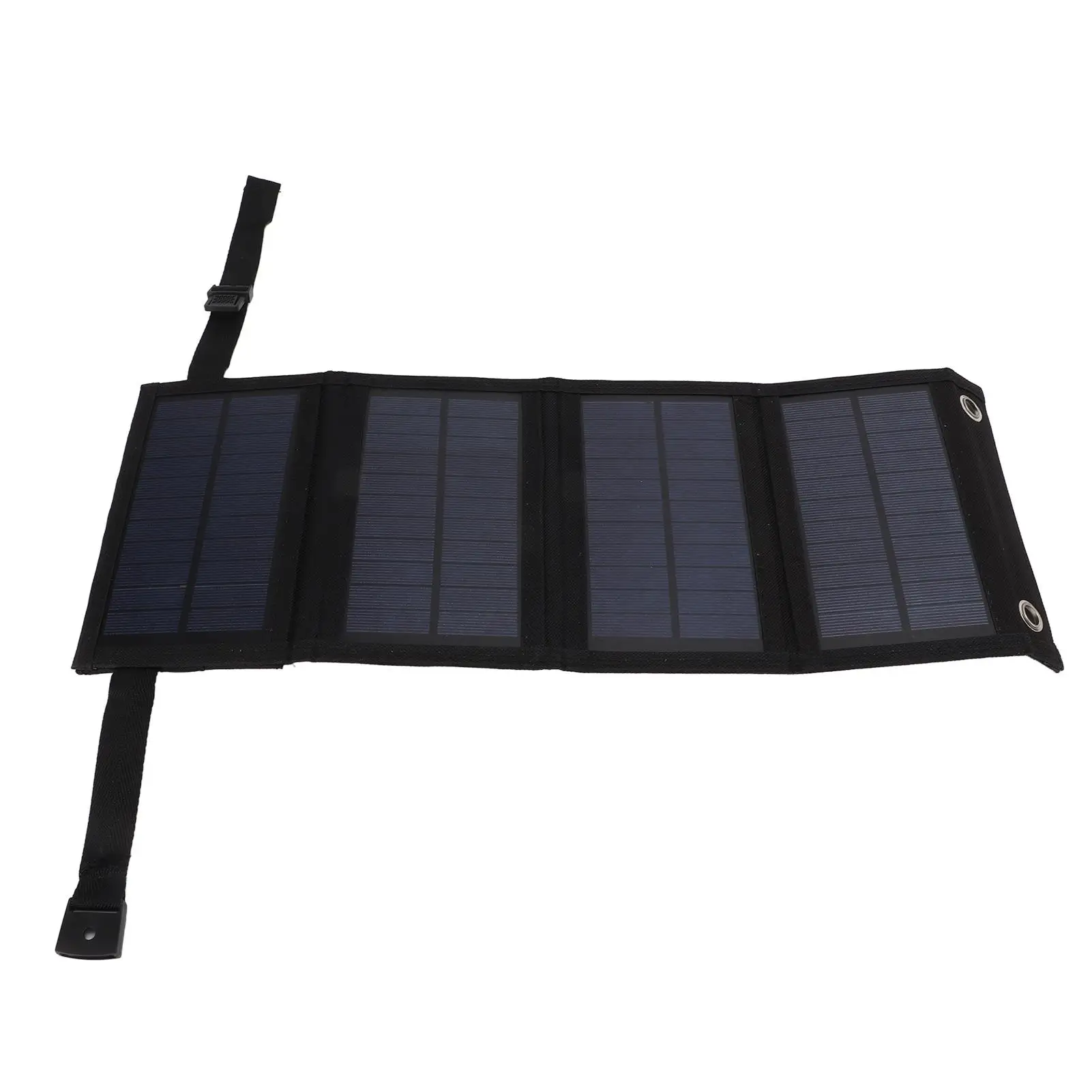 Compact Foldable USB Solar Panel Power Bank - Versatile Mobile Charger for indoor & for outdoor Use