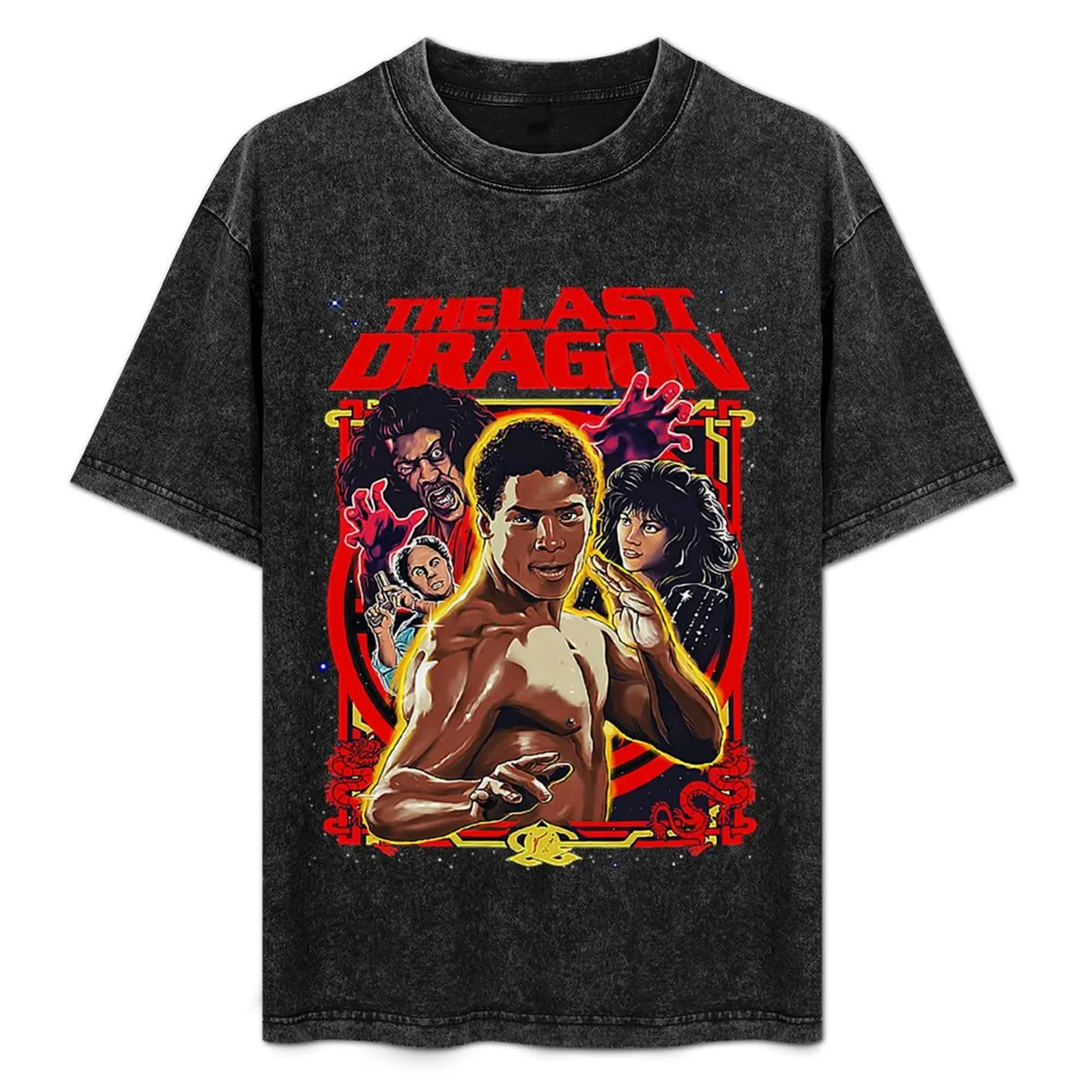 

1980&x27;S MOVIE THE LAST DRAGON&x27;S T-Shirt Big Size Crew Neck T-Shirt