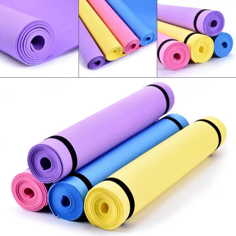 Thick EVA Yoga Mat Non-slip Fitness Pad For Yoga Exercise Pilates Meditation Gym Workout Mat Outdoor Sports Camping Pad