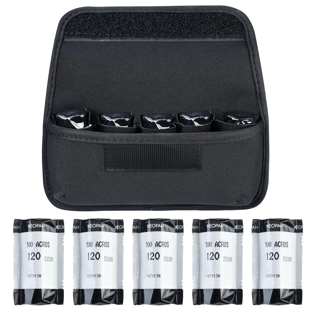 

Multifunctional Camera Film Storage Bag Film Box Container for 120 4/5 Rolls