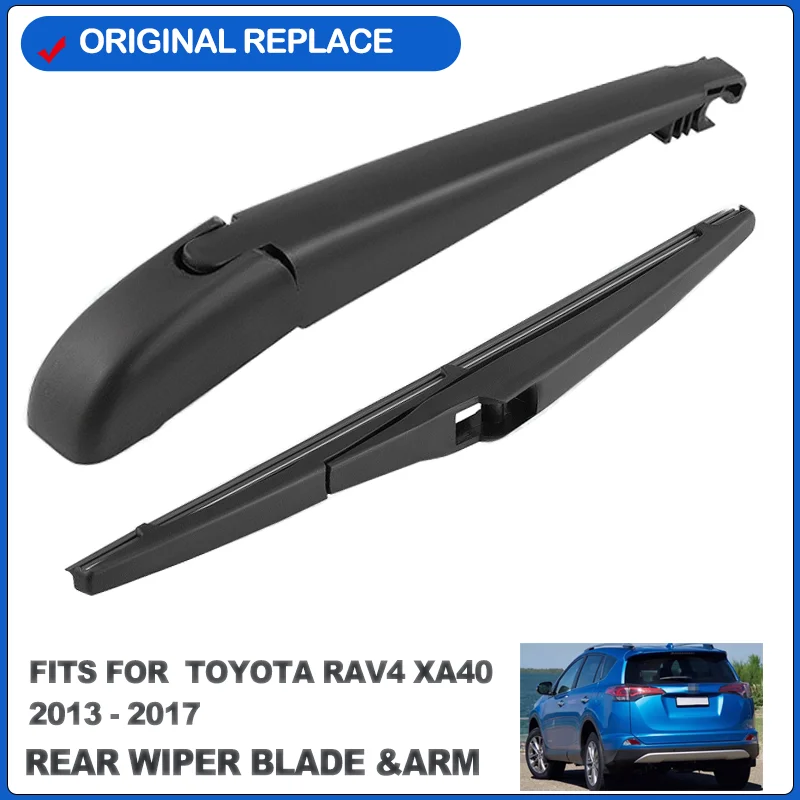 Kit de escobilla y brazo de limpiaparabrisas trasero de 10 "para Toyota RAV4, XA40, 2013 - 2017