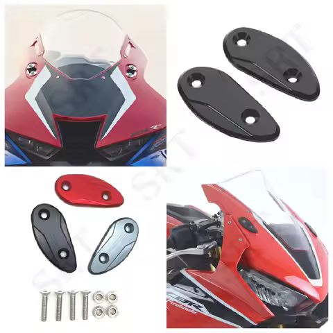 Fit For Honda CBR 1000RR CBR1000RR-R SP 2017-2024 Motorcycle Accessories Mirror Block Off Plates Mirrors Blanking Base Hole Caps