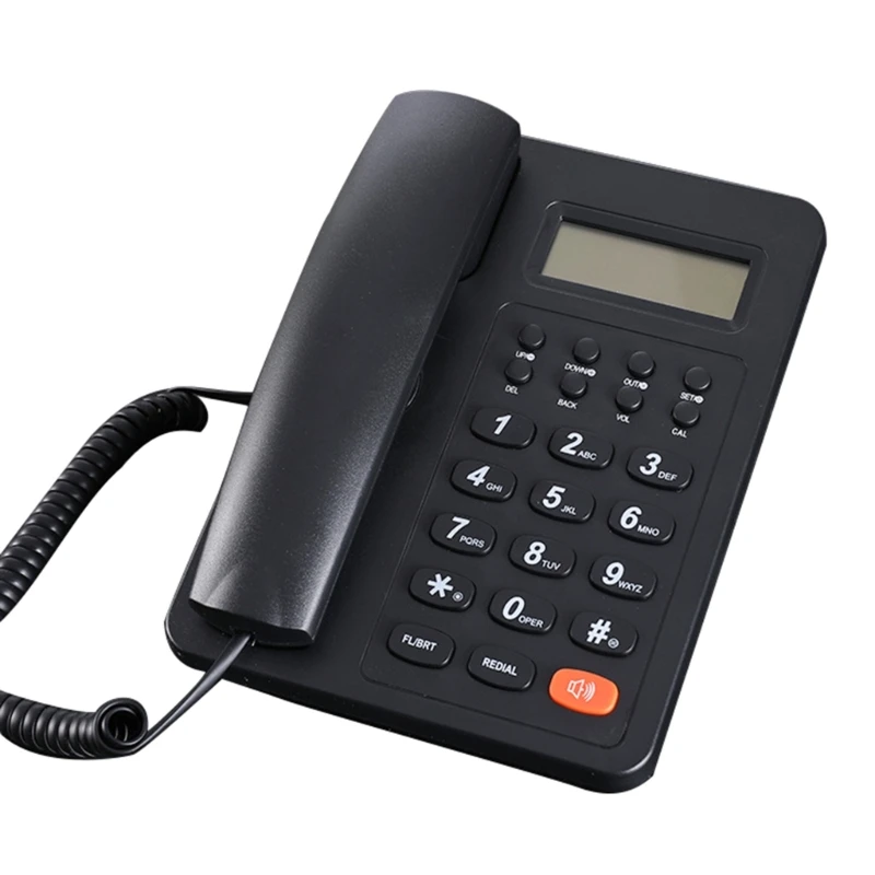 KX-T2016 Corded Telephone Desk Landline Phone Desktop House Phone Seniors Caller Integrated Telephone for Home Office