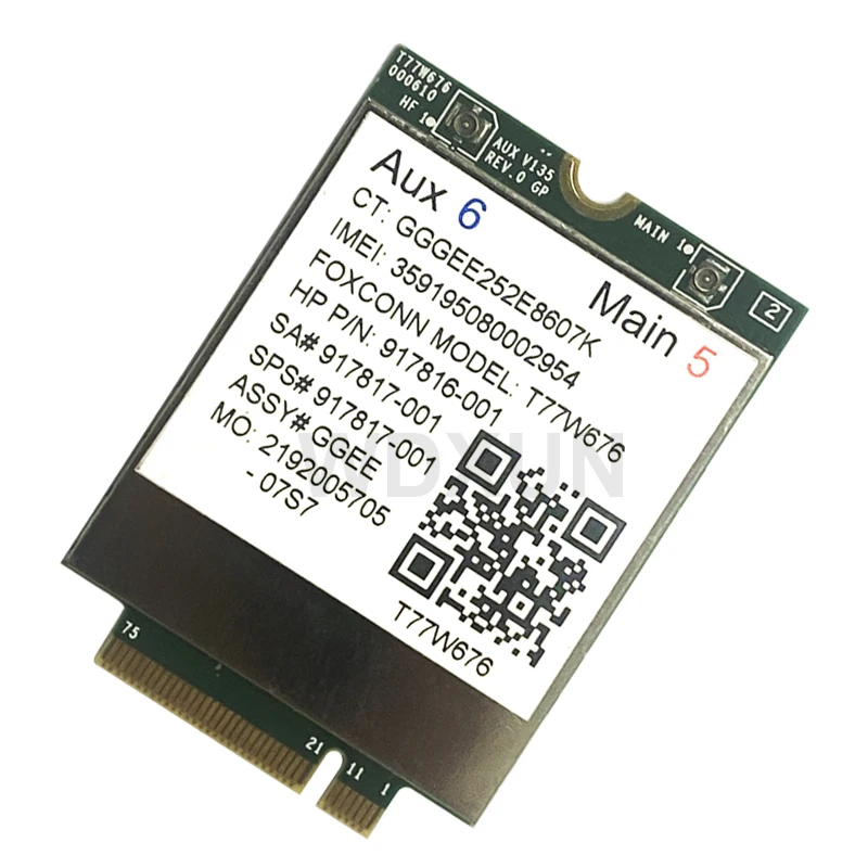 T77W676 917817-100 LT4220 X12 LTE 4G WWAN M.2 450Mbps LTE Modem For HP Elite X21013 G3 EliteBook X360 1030 G3