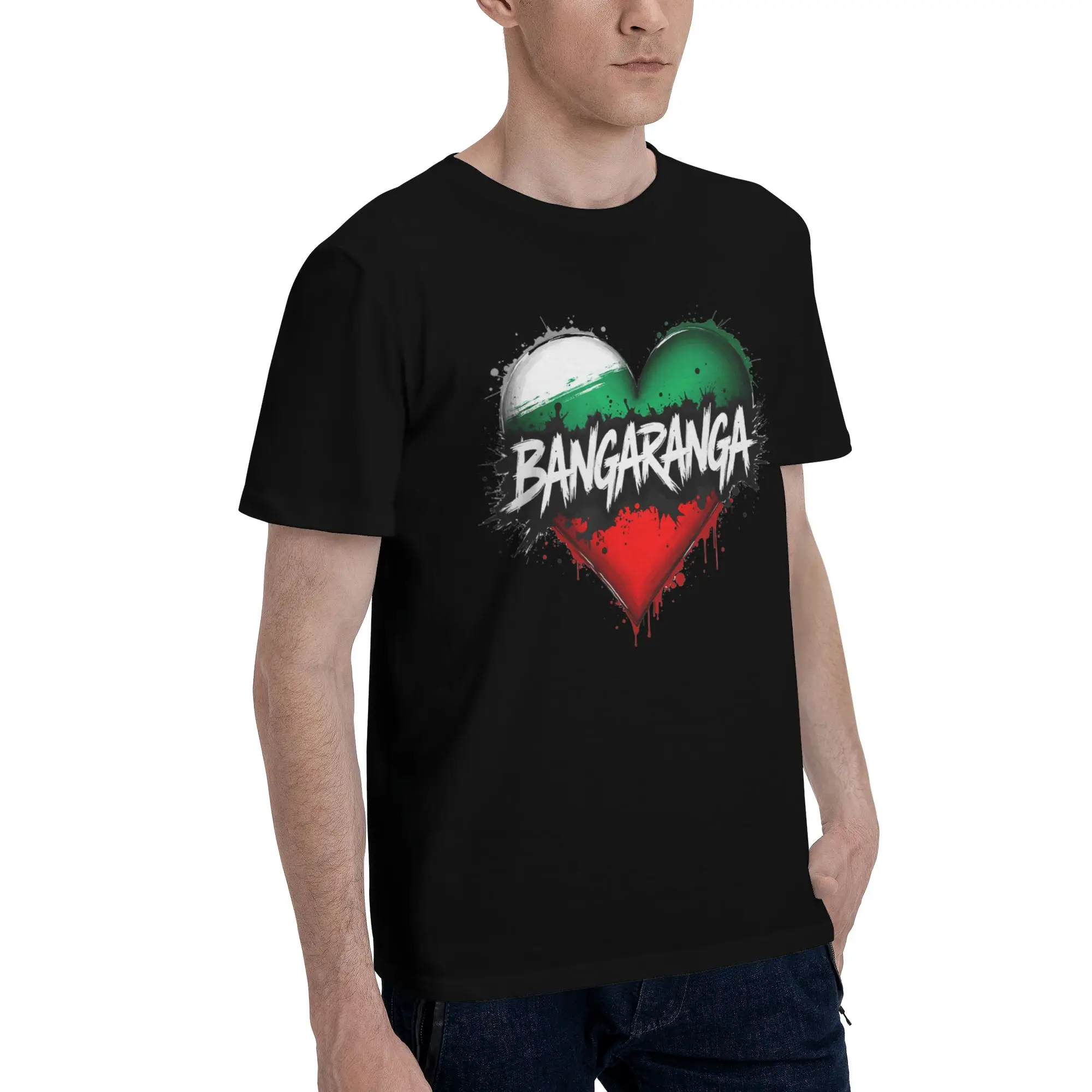 Bulgarian Dance Vibes Graphic 100% Cotton T-Shirt Bangaranga DARA Tops Tees For Men