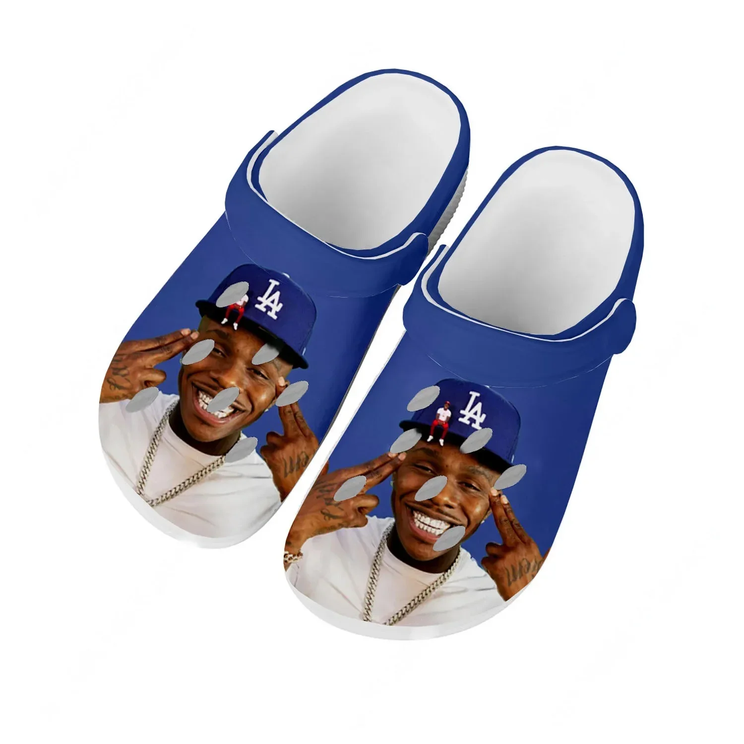 

DaBaby Water Shoes Men Women Teenager Non-slip Fashion Home Garden Clogs Custom Sandals Beach Breathable Hole Slippers