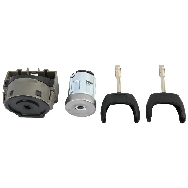 Remote Key Ignition Switch & Lock Barrel Cylinder Set for Ford Transit MK7 MK8 2006-2014 6C1T15K601AG 1721051 Car Interior Parts