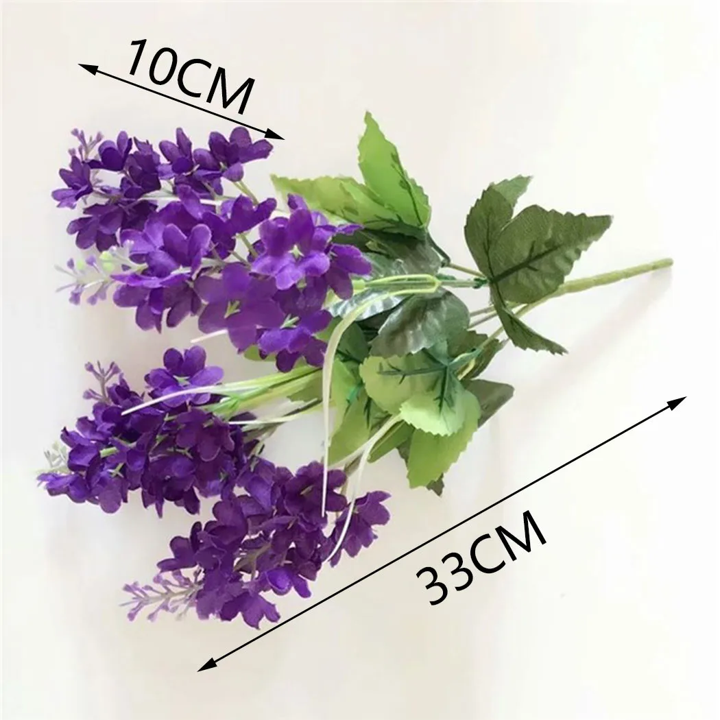 

Hyacinth Violet Flower Fake Silk Artificial Flowers 5 Heads Bridal Floral Home Decoration Marriage Birthday Party Ornamental