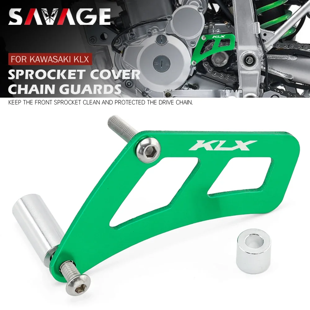 Front Chain Protector Sprocket Guard Cover For KAWASAKI KLX 250/S/SF 300/R/SM KLX300 KLX250 Clean Motorcycle Chain Accessories