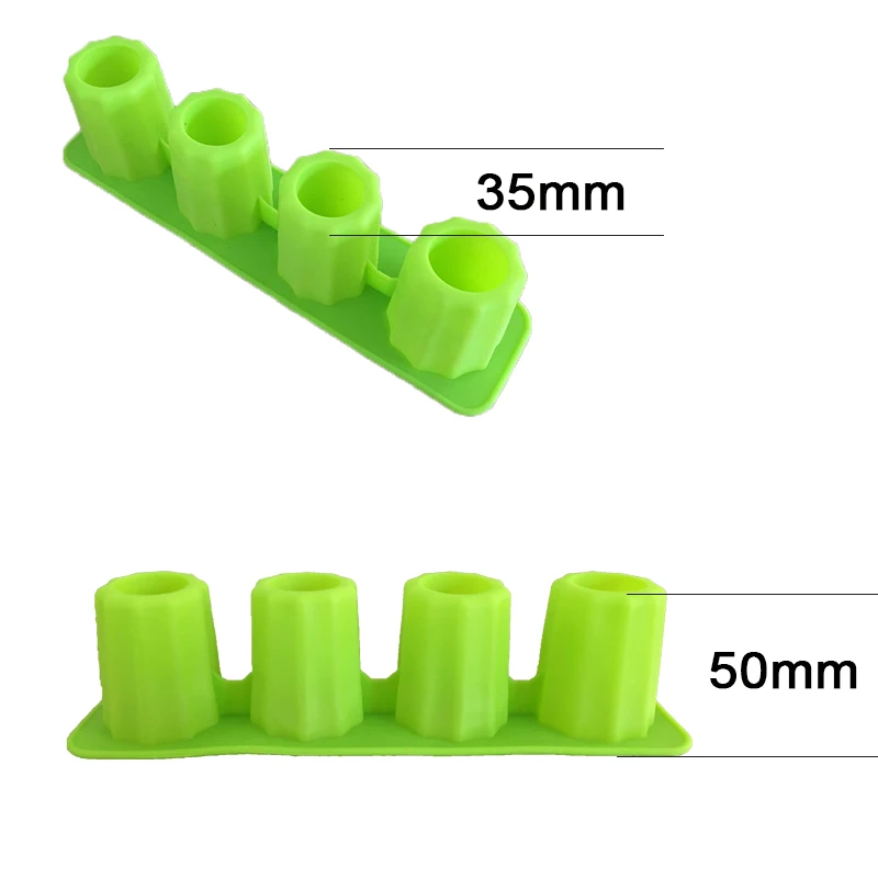 Bar Accessories Kitchen Tools Ice Glass Maker Ice Cube Tray Mold Makes Shot Glasses Ice Tray Summer Drinking Tool Summer Party