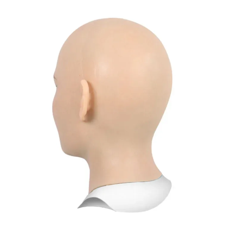 جديد الكبار كامل قناع الرأس أصلع أنثى شكل من سيليكون أغطية الرأس هالوين تأثيري اكسسوارات غطاء رأس أقنعة فتاة وهمية