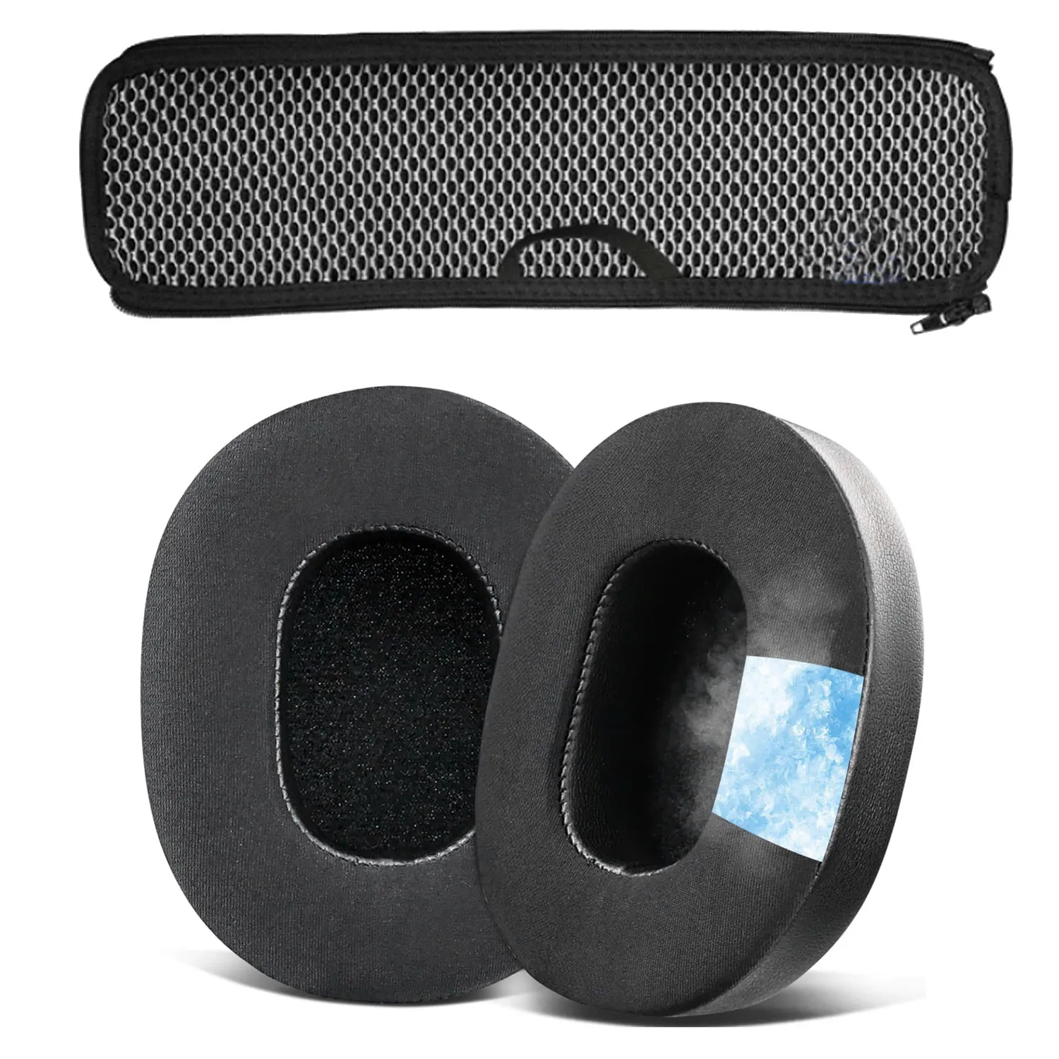 Earpads & Headband Cover for Sony MDR-ZX750AP MDR-ZX750BN MDR ZX750AP ZX750BN Headphone Replacement Ear Pads Cushions Cover Foam
